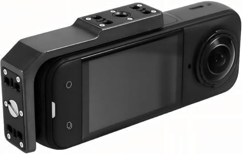 Image of SHOPEE Vertical-Horizontal Mount for Insta360 X3 /X4 /X5 Horizontal Action Mount Shooting Bracket Protective Frame Support Holder with 1 /4 inch Screw Hole, Two-Prong Connector Adapter