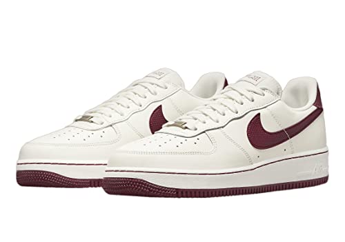 Nike Basketballschuhe, Air Force 1 07 An20, Herren, Kunstsegel/Dunkle Beete, 45 EU, Handgefertigtes Segel Dunkle Rote Beete, 45 EU