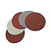 Hemoton 5 Inch Round Sandpaper Discs Sandpaper Pads Industrial-Grade Abrasive Discs