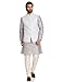 Amazon Brand - Symbol Men's Kurta Bundi Churidar Set_SY-A23-MNA-BFKC-116_Grey_S