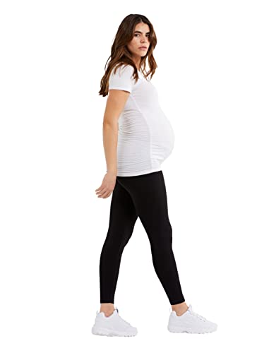 A Pea in the Pod Side Ruched Maternity T Shirt White