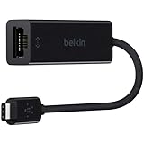 Belkin USB-C to Gigabit Ethernet 変換アダプター 有線LAN iPad Pro / MacBook Pro / Air Surface / Chromebook / iPhone 15対応 F2CU040BTBLK