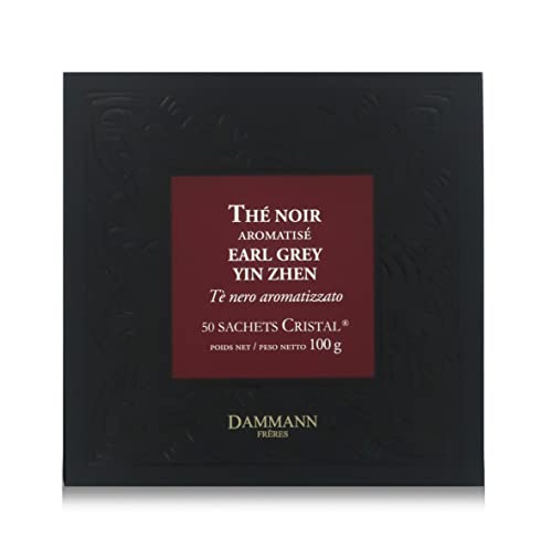 Pasticceria Passerini dal 1919 Dammann Earl Grey Yin Zhen Schwarzer Tee, 50 Cristal-Filter, 100 g, Dammann Frères Cover
