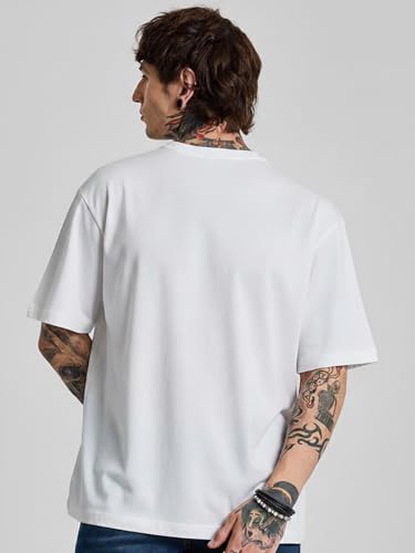 Image of Stylish Oversize T-Shirt for Men | Round Neck Printed Oversize T-Shirt