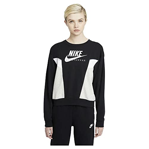 Nike Sportswear Heritage - CZ8598-010 Sweatshirt ohne Kapuze für Damen (L)