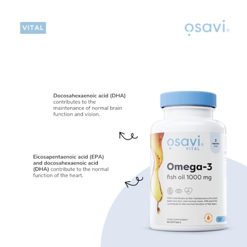 Osavi Omega-3 Fish Oil Molecularly Distilled, 1000mg (Lemon) - 120 softgels – Image 6
