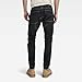 G-STAR 5620 3D Zip Knee Skinny Fit Jeans, Dark Aged Black, 30W x 32L