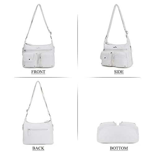 Image of Angel Kiss Crossbody Bags for Women, Ladies Shoulder Handbags and Purses Medium Faux Leather Pocketbooks | Ladies