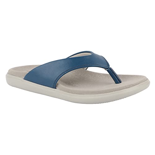 Image of Medifeet Women's Leather Thong Slippers
