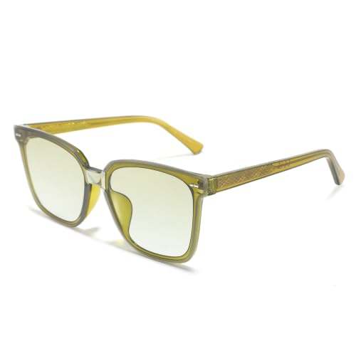 Lunettes de soleil pour femmes grand format accessoire mode unisexe UV