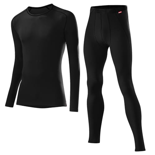 Löffler 10735 Herren Set Lang Transtex Warm, schwarz, 52
