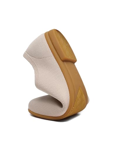 Women's Ballet Flat Knit Dressy Shoes Comfort Walking Work Slip-on Flats Ballerina Office Driving Shoes Low Wedge3