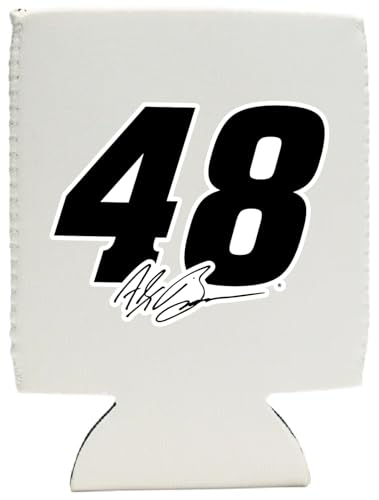 Nascar #48 Alex Bowman Neoprene Can Hugger Officially Licensed (White)