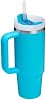 Vaso Stanley Quencher H2.0 con Asa y Popote 30 oz | Tapa Flowstate de 3 Posiciones | Compatible con Portavasos para Viaje | Vaso de Acero Inoxidable Aislado | Libre de BPA | Antiderrames 4