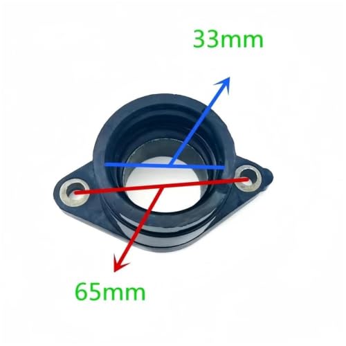 Colector de admisión para Yamaha XT600 en goma flexible resistente 6