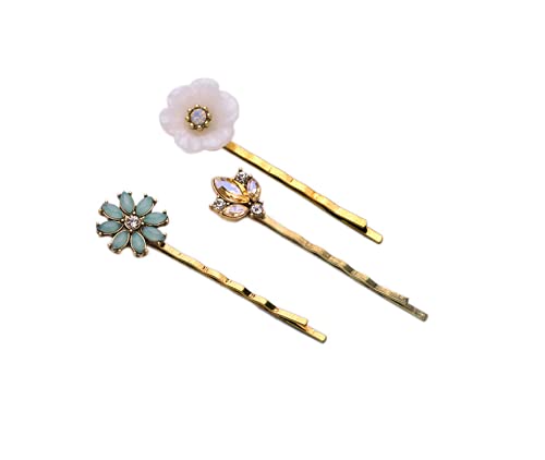 Miniatura 8 de YADIRF Paquete de 6 pines vintage Bobby Horquilla Rhinestone Jeweled Elegant Unique para el cabello DIY Accesorio