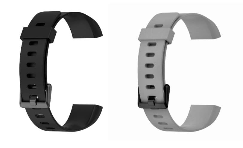 INEFABLE Realme Band Strap RMA183 Soft Silicone Band Strap - Black & Grey - Pack of 2 (B0D76V8F4V) Amazon Price History, Amazon Price Tracker
