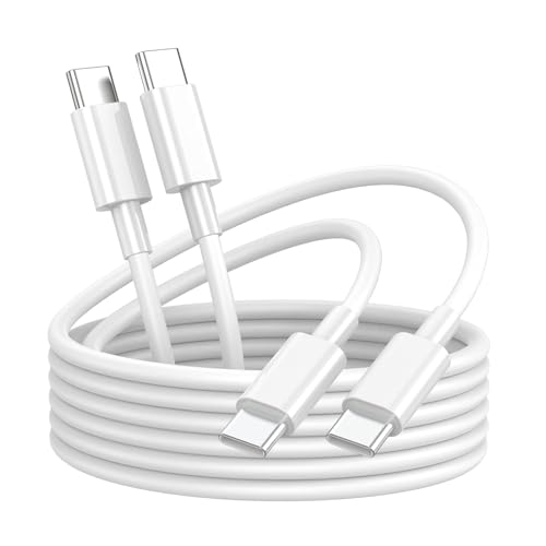 USB C to USB C Cable 3Metres/10Feet Type C to Type C Cable 3M/10FT Fast Charging Cable Compatible for iPhone 16 15 Pro Plus Pro Max Galaxy S25 S24 iPad Pro/Air MacBook Pro/Air and More (1 Pack)