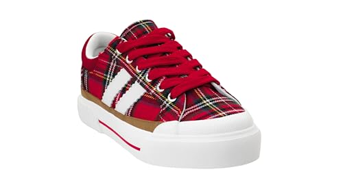 Corkys Footwear Hey Girl Womens Thats Her Fashion Sneaker - Featuring Two Stripes on The Side, Cushioned Insoles for All Day Wear, and A Lace-Up Design3