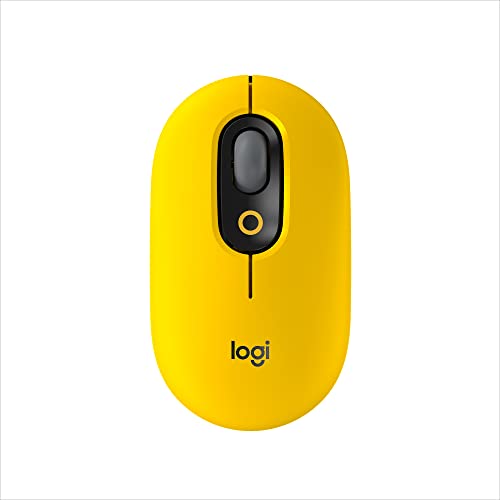 Image of Logitech POP Wireless Mouse and POP Keys Mechanical Keyboard Combo - Customisable Emojis, SilentTouch, Precision /Speed Scroll, Compact Design, Bluetooth, USB, Multi-Device, OS Compatible - Blast