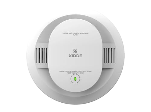 Kidde 30CUDR Smoke & Carbon Monoxide Alarm, 2 AA Battery Powered Combo Detector, Photoelectric Smoke + Electrochemical CO Sensors, Self-Testing, Reduced Nuisance Alarms