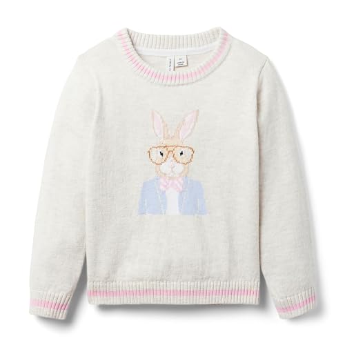Janie and Jack Boys' Bunny Icon Sweater (Toddler/Little Big Kids)