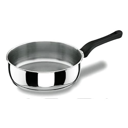 Lacor 85624 Sauteuse Sans Couvercle Estudio 24 cm, Noire
