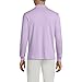Lands' End Mens Long Sleeve Pocket Supima Polo Whisper Lilac Regular Large