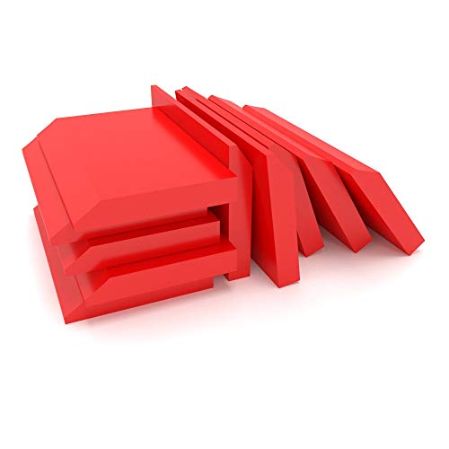 10-Pack RocketBus Small Fine Edging Tinting Vinyl Installation Hand Held Applicator Rubber Squeegee for Car Auto Tint Glass Film Bubble Remover Remove