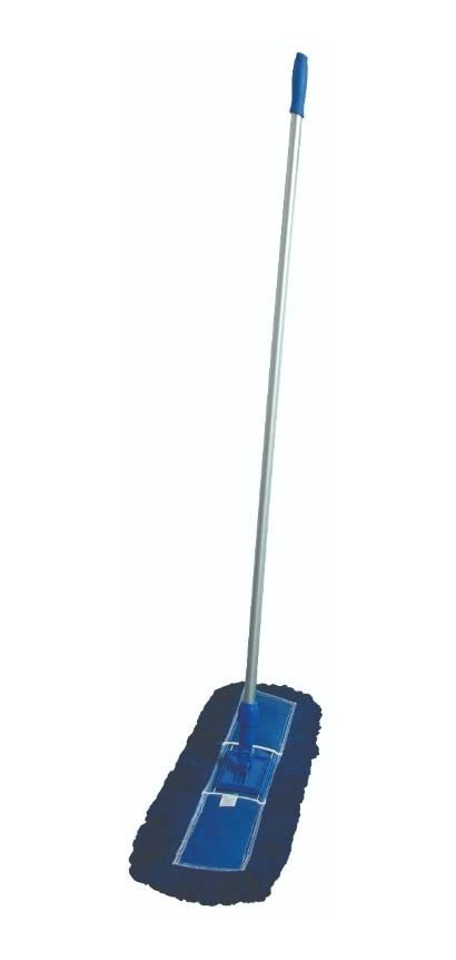 Mop Pó Euro completo 60 cm Armação cabo retrátil e refil Bralimpia - Imagem 5