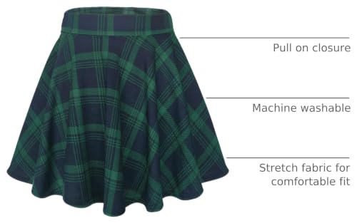 Image of Urban CoCo Women's Basic Versatile Stretchy Flared Casual Mini Skater Skirt