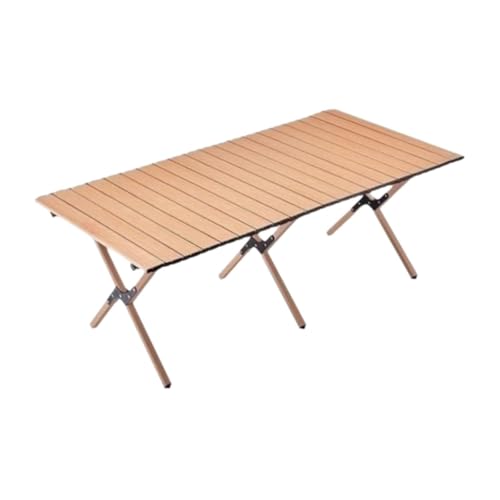Table pliante camping 120 cm acier portable extérieure ultralégère