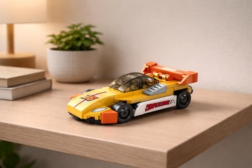 Image of STEM Racing Car Pull Back Building Blocks Set (74Pcs) | DIY Speed Car Toy for Kids 6+ Years (Boys & Girls) | Friction Powered Racing Toy | Creativity & Motor Skills Development