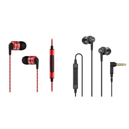 Image of SoundMAGIC E80C Truly Wireless in Ear Earphone with Mic (Red)