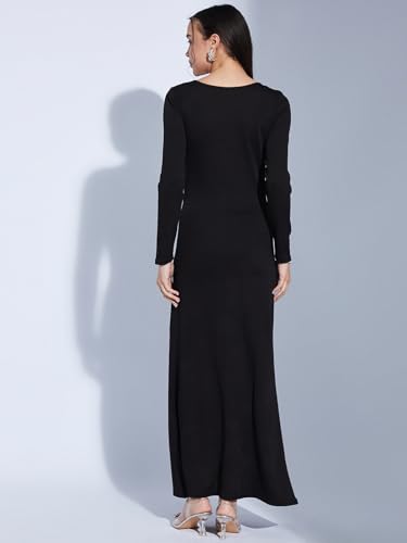 Image of Selvia Western Full Sleeve Long Dress Bodycon for Women