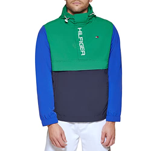 Image of Tommy Hilfiger Men's Retro Lightweight Taslan Popover Jacket