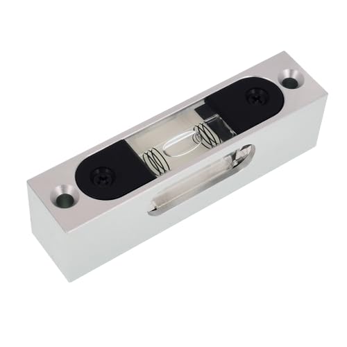 Metal high precision strip type adjustable level small level ruler rectangular horizontal bubble (noctilucent magnetic)