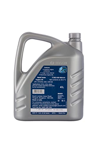 Image of Bosch F002H20968 Multiturbo CF4 /SG 15W 40 PC Engine Oil (4 L)