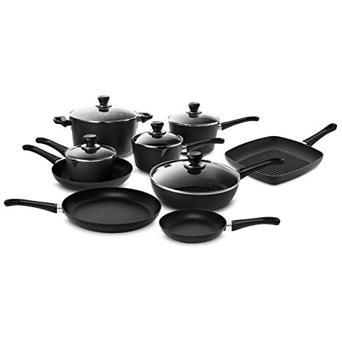 Scanpan Classic 14 Piece Cookware Set with Stratanium Nonstick Cover