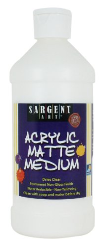 Sargent Art 22-8815 16-Ounce Acrylic Matte Medium Sargent Art 22-8815 16-Ounce Acrylic Matte Medium