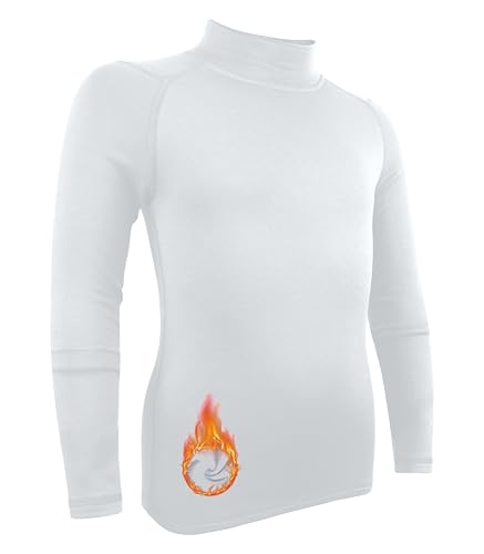 Youth Boys ＆ Girls Thermal Compression Shirt Long Sleeve, Athletic Fleece Base Layer Undershirt Football Baseball2