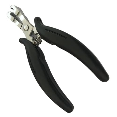 Alicates de extensión de cabello ranurado 6mm para extensiones de punta plana de queratina