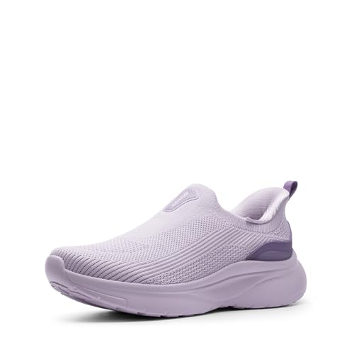 NORTIV 8 Women's Slip on Walking Shoes Hands Free Non-Slip Lightweight Gym Workout Casual Comfort Breathable Running Tennis SwiftSleek Fashion Sneakers,Size 8,Purple,NWUMWA2401