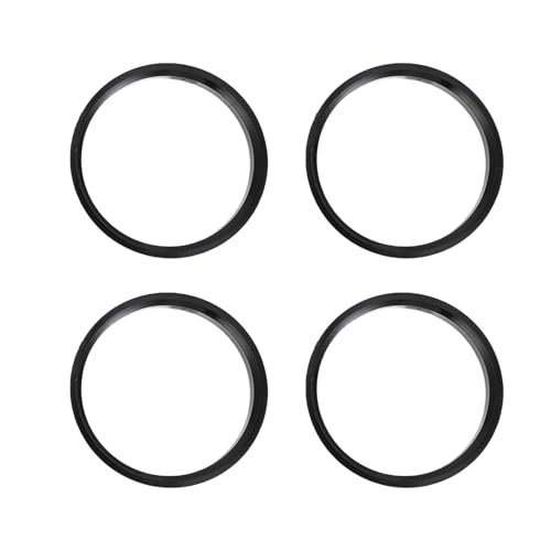 INFINAUTO Hub Centric Rings,66.5mm ID 73.1mm OD Car Wheel Hubrings ABS Plastic Black,4pcs