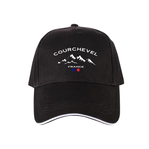 Men's Minimalist Washed Running Hat,Courchevel France Baseball Cap