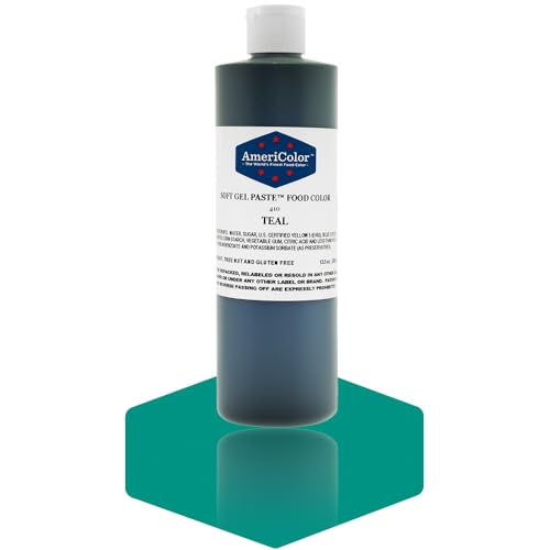 TEAL 13.5 Ounce Soft Gel Paste Food Color