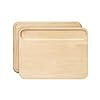 Caraway cutting board medium 14 x 10 double sided wood cutting board made from fsc certified birch wood food safe mineral oil wax finish  urban country home decor