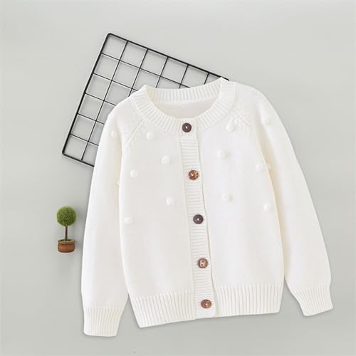 Baby Girls Boys Button Down Sweater Cardigan Clothes Toddler Solid Knitted Jacket Winter Sweatshirt School Coat for Kids2