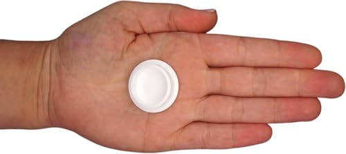Image of (Pack of 10) White Plastic Hole Plugs 1.18 inch x 0.98 inch (30 x 25 mm), Drill Hole Cover Caps, Furniture Hole Plug, Screw Hole Plugs