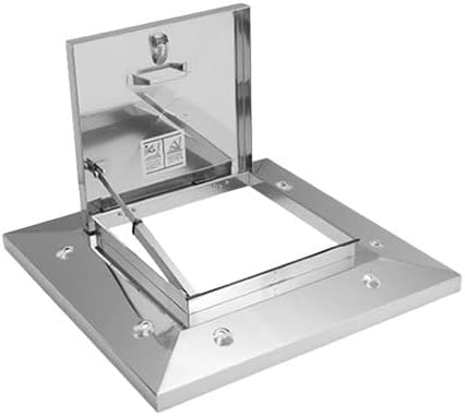 サヌキ らくらくハッチ ガスクッション式ステー 穴あり 900角 OM-61503